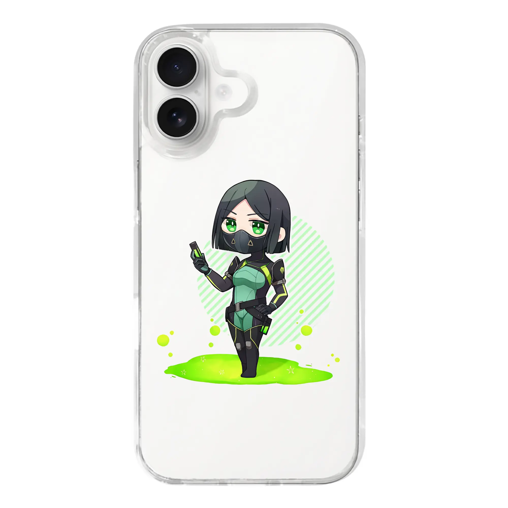 VALORANT グッズ,ヴァイパー - iPhone 17シリーズ 透明スマホケース – 薄型・耐衝撃・精密フィット保護カバー